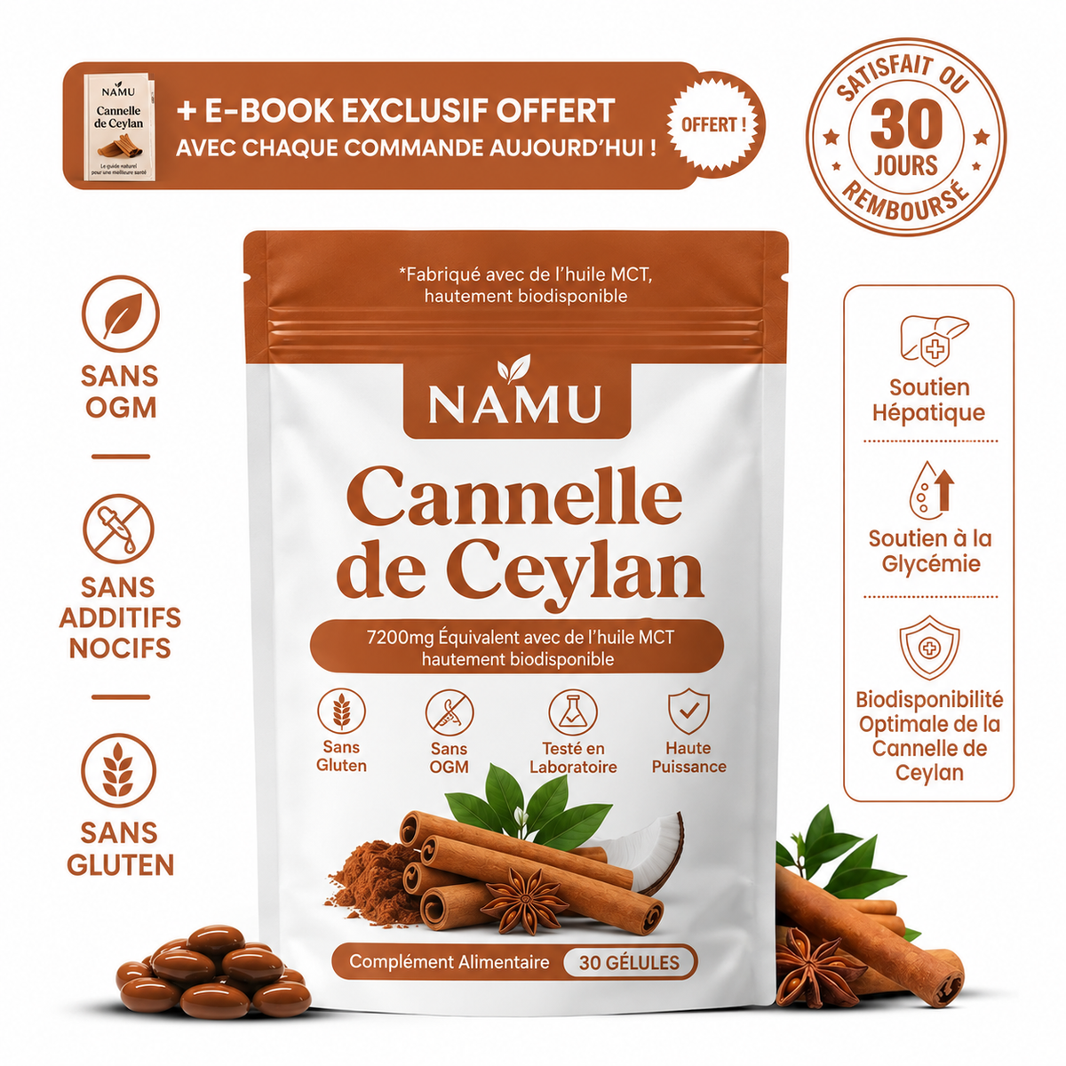 Namu Botanica Cannelle de Ceylan — visuel 1